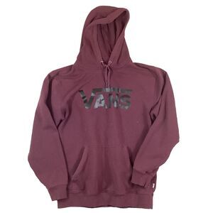 Vans Classic Hoodie - Men's Size XL - Maroon - Pullover Drawstring -Front Pocket